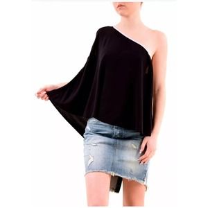 NWT Free People size XS You Are The One Black Oversized